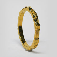 Load image into Gallery viewer, Stackable Geode Ring - Yellow Gold
