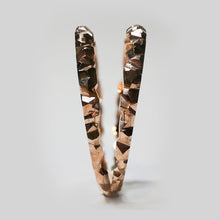 Load image into Gallery viewer, Rose Gold Geode Bangle