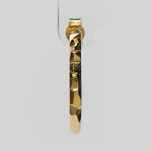Load image into Gallery viewer, Geode Earring Hoops - Yellow Gold Vermeil