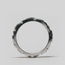 Load image into Gallery viewer, Stackable Geode Ring - White Platinum