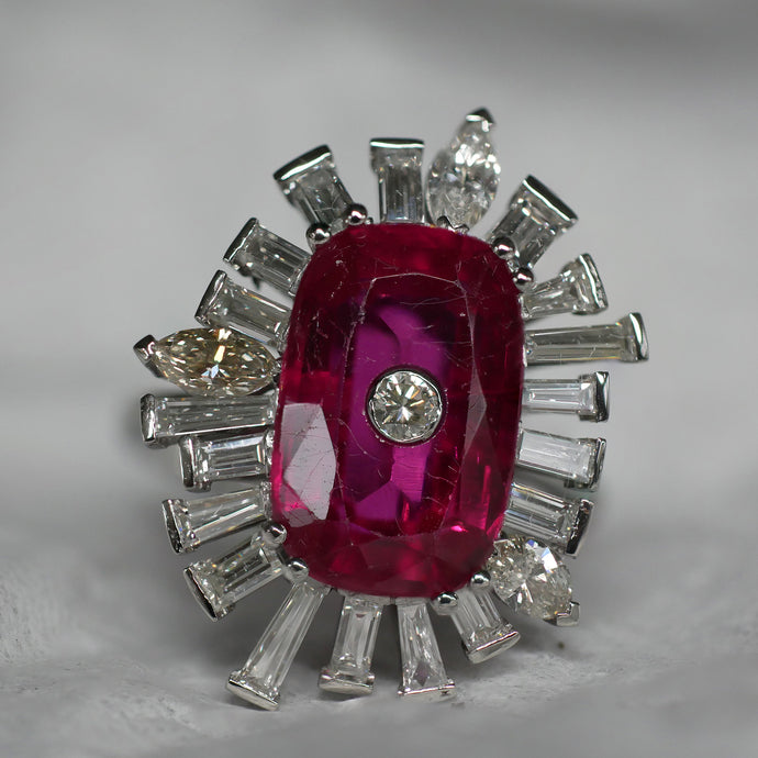 Bart's Ruby Burst Ring