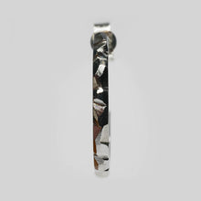 Load image into Gallery viewer, Geode Earring Hoops - White Platinum
