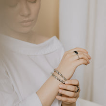 Load image into Gallery viewer, Radiant Hinged Geode Bangle
