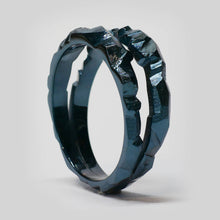 Load image into Gallery viewer, Double Geode Band - Midnight Blue
