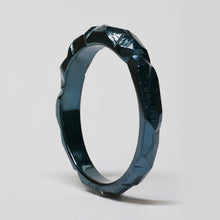Load image into Gallery viewer, The Tapered Geode Ring - Midnight Blue
