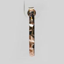 Load image into Gallery viewer, Geode Earring Hoops - Rose Gold Vermeil
